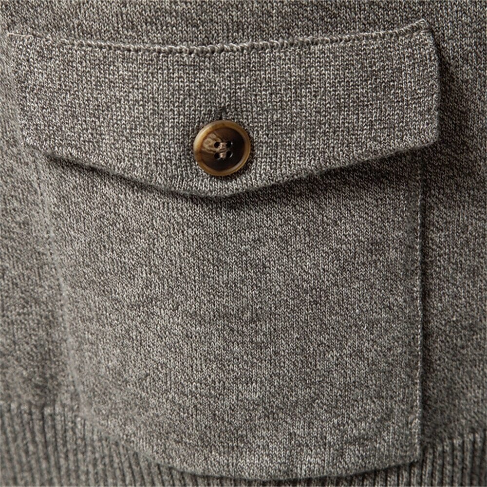 Yannis - Cardigan classique avec poches