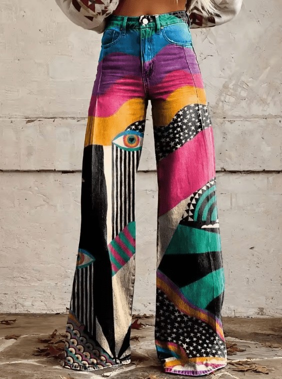 Eliette - Pantalon Boho Vintage