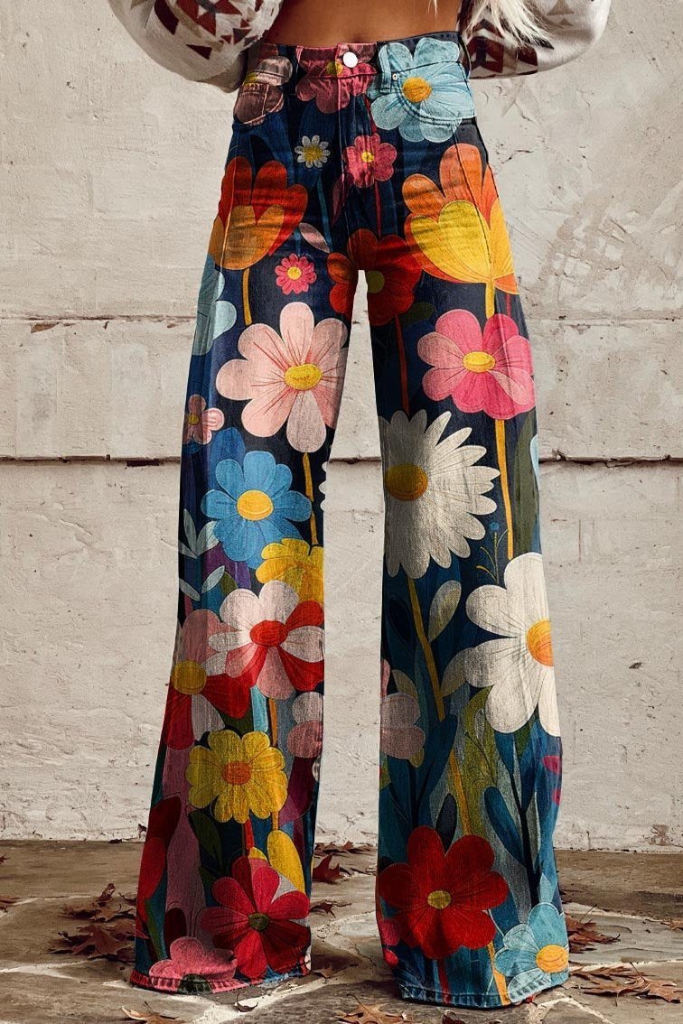 Aurorette - Pantalon Boho Vintage