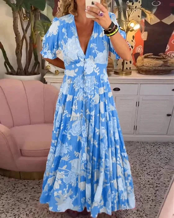 Eliora – Robe longue élégante et ajustable