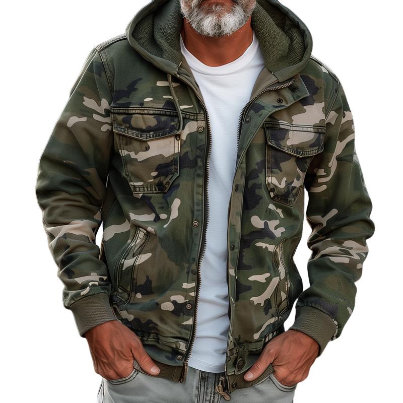 Kilian - Veste cargo camouflage multifonctions