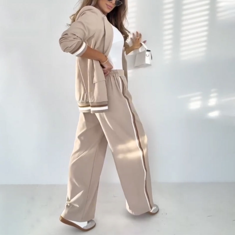 Maloé – Ensemble blazer et pantalon large